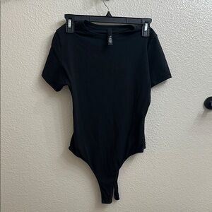 SKIMS Stretch Cotton Jersey T-Shirt Bodysuit